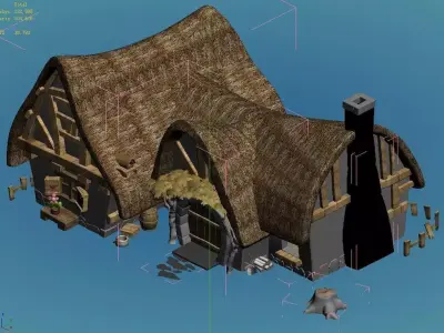 Dwarf - Cottage 03 3D model