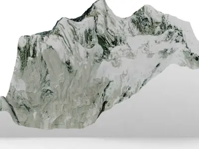 Mount Lhotse 3D model