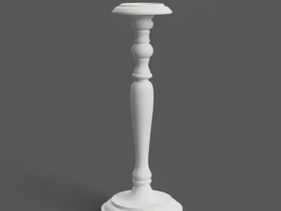 candle holder 14 3D print model