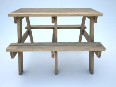 Picnic Table 3D model