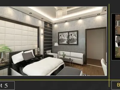 Bedroom interior design  3D model