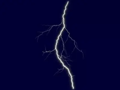 Realistic 3D Lightning CG-10 Low-poly 3D model