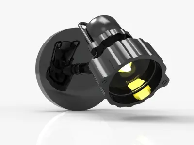 Wall Lamp 04 Low-poly 3D model