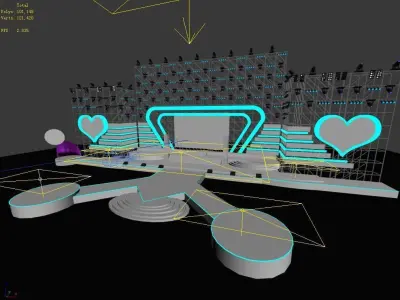 Carnival stage 2 3D model