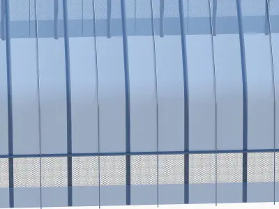 Greenhouse glass 3D model