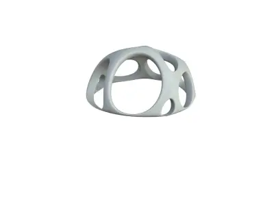 SciFi Cube Object No 48969 Low Poly Shape Low-poly 3D model