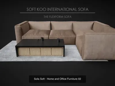 High Quality - Sofa Furniture  3D Model Pack