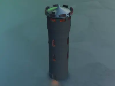 Tower - Restoration 3D model