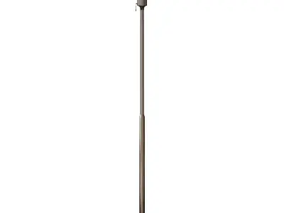 TELLBYUN Floor lamp nickel-plated  milky glass135 cm 3D model