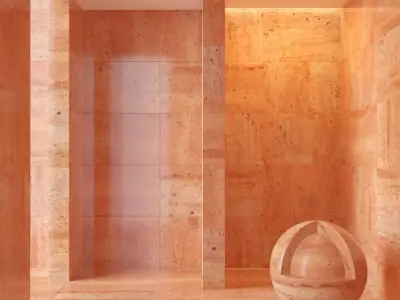 Marble wall 25 3D model