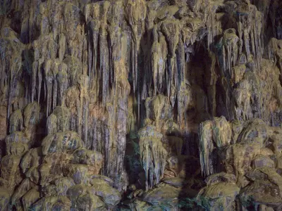 27 Low poly Cave Stalactites - 250208 Low-poly 3D model