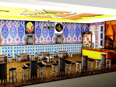 Authentic Restaurant 3D model