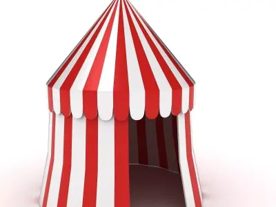 Circus Tent 3D model