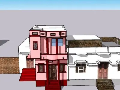 Beautyful House Free 3D model