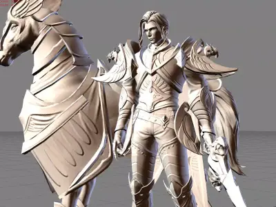 Leomord Triumph  Eagle Low-poly 3D model