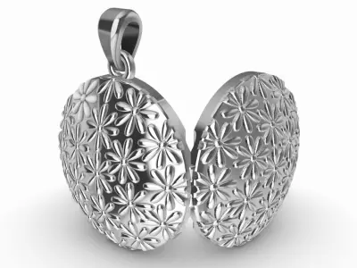 Flower Reliquary Relicario Photo Holder 3D print model