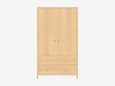Wardrobe 2-door Ercol Salina 3D model