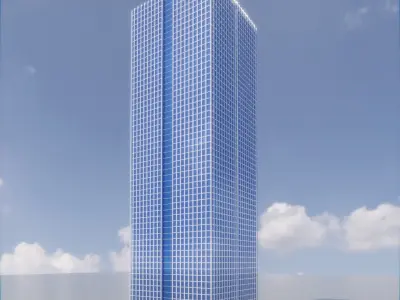 Parametric Building 1a7 3D model