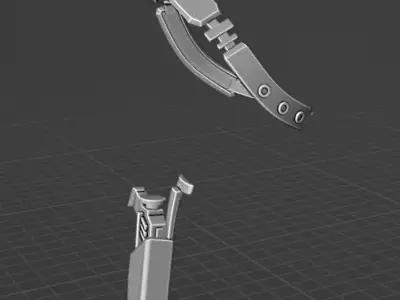 Phase 1 Animated Commander Bandolier and Holster Add-on Kit 3D print model