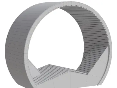 gazebo kaliforniia 3D model