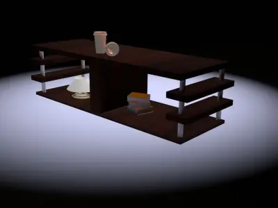 Modern Coffee Table Pack1 Free low-poly 3D model