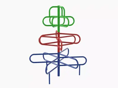 Playground upstairs outdoor 3D model