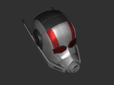 Antman Helmet - Character Design - Marvel - Avengers Low-poly 3D model