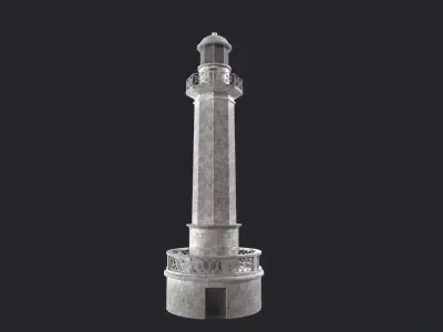 Lighthouse Low-poly 3D model Low-poly 3D model purchase