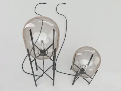 Bubble Floor Lamp 3D model