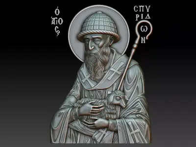 Saint Spyridon of Trimyphus 4 3D print model