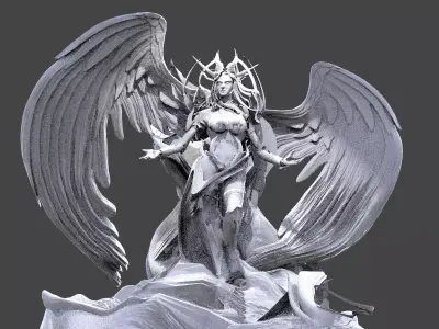 High Angel Guardian 5 3D model