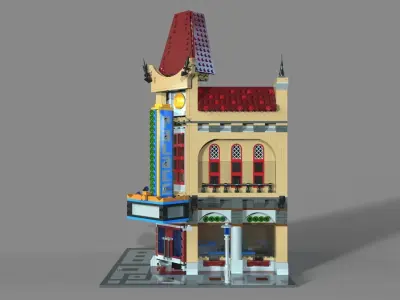Lego cinema 3D model