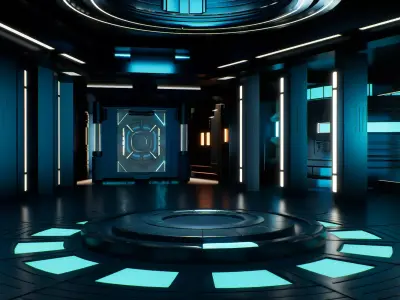 UE5 Virtual Lighting Studio 3D model