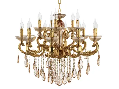 727152 Zar Osgona Chandelier 3D model