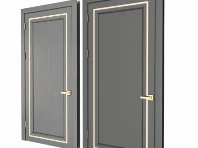 Doors 1 pair of Free 3D model