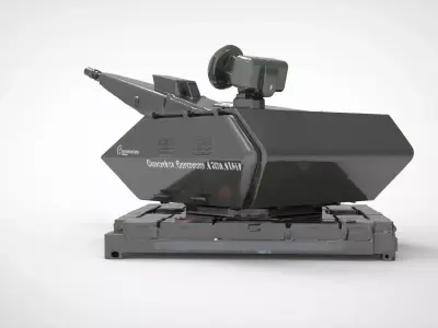 Skynex self propelled anti aircraft gun  3D model