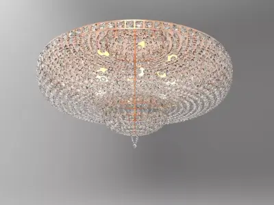 Chandelier crystal 3D model