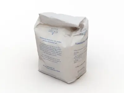 Pack of Sugar 3D model