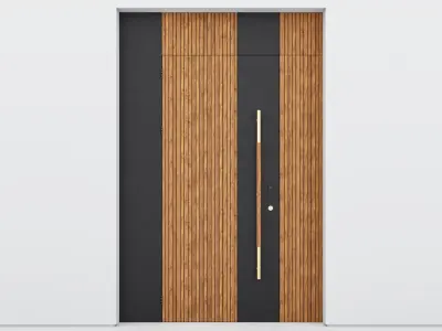 Aluminium door 41 3D model