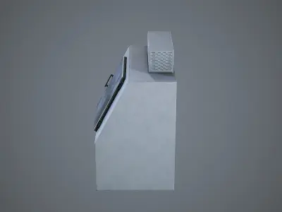 Outdoor Ice Machine Low-poly 3D model