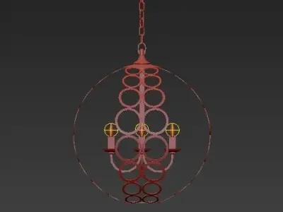 Tartufo Chandelier 3D model