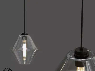 Trove Crystal Handblown 3D model