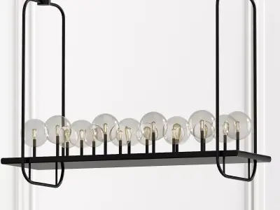 Pendant chandelier 3D model