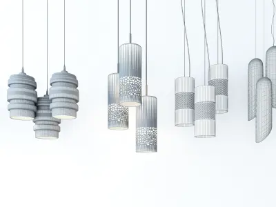 lamp droplight Low-poly 3D model purchase