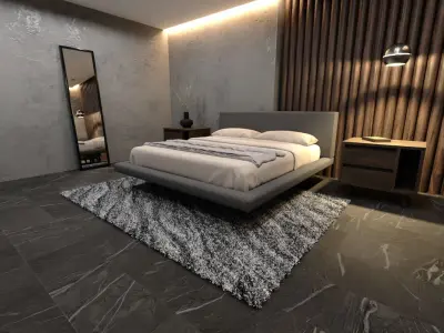 Interior Bedroom 3D model buy