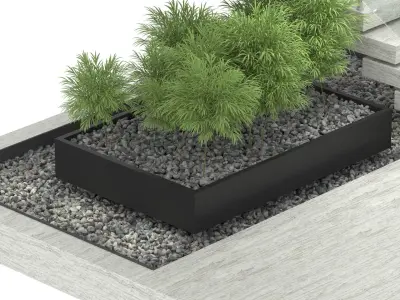 Green Staircase 3D model