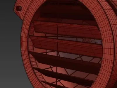 Riflettore Floor Standing Light 3D model