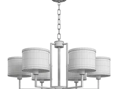 Chandelier F Promo Bonbon Low-poly 3D model