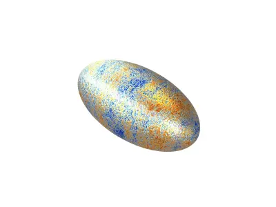 Cosmic Background Radiation v1 004 Low-poly 3D model