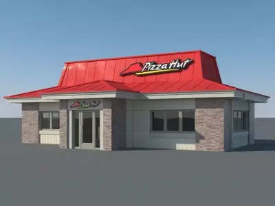 Pizza Hut Restaurant 3D model